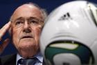 Fifa President Sepp Blatter attends a news conference in Zurich, October 21, 2011.